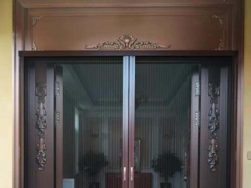 坦克链无轨纱门